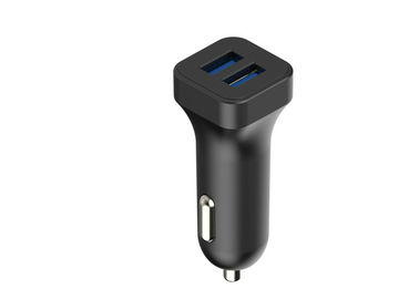 kupować 2A / 2.4A Wyjście Fast In Car Charger z podwójnym USB 3.0 Black / White online manufacture