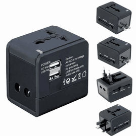 kupować 5V 1A / 5V 2.1A Przenośny uniwersalny adapter podróżny Czarny uchwyt ścienny AC online manufacture