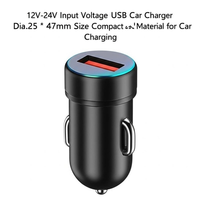 kupować 2.4A Podwójny ładowarka samochodowa USB 12V-24V wejście do smartfonów i tabletów online manufacture