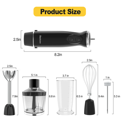 Dobra cena. Slim Ergonomic Multi Function Hand Blender Z silnikiem prądu stałego o niskim poziomie hałasu w Internecie