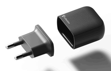 Dobra cena. Czarna, szybka ładowarka mobilna z podwójnym portem USB 5V 1A / 2,1A / 2,4A na rynek Korei Południowej w Internecie
