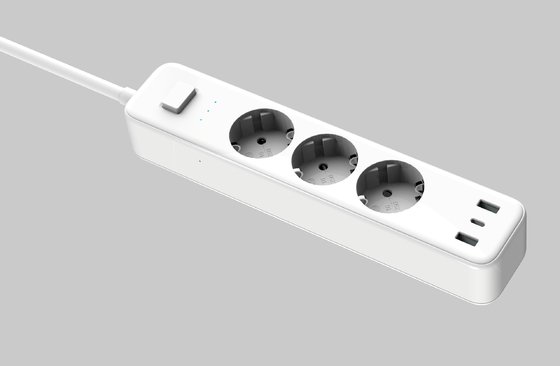 Dobra cena. PD 32W Smart Power Strip z wieloma portami USB USB C 5V3A 9V2.22A 20W Max, USB A1 + A2 5V2.4A 12W Max w Internecie