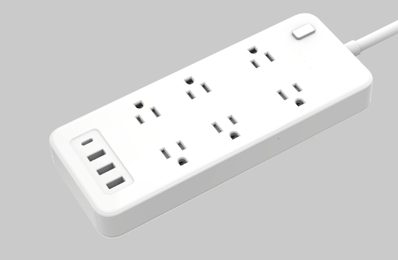 Dobra cena. 32W Smart Power Strip z wieloma portami USB Twoje podstawowe narzędzie domowego biura w Internecie